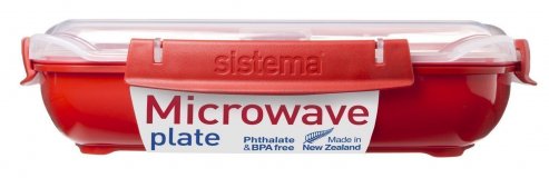 Контейнер низкий 1,3 л Microwave Sistema 1106