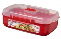 Контейнер прямоугольный 1,25 л Microwave Sistema 1114