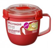 Кружка суповая 565 мл Microwave Sistema 1142