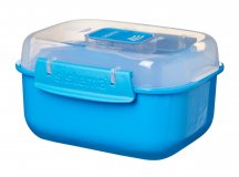 Контейнер прямоугольный синий 525 мл Microwave Sistema 21119