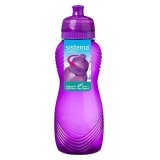 Бутылка для воды фиолетовая 600 мл Hydrate Sistema 600