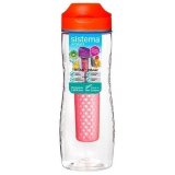 Бутылка для воды оранжевая из тритана 800 мл Hydrate Sistema 660