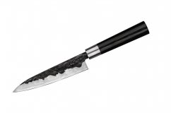 Набор: нож универсальный L=162 мм Samura Blacksmith, гвоздичное масло, салфетка SBL-0023C/K
