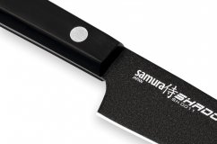 Нож овощной L=99 мм Samura Shadow с покрытием Black-coating SH-0011/K
