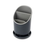 Сушилка для столовых приборов со сливом dock™ серая арт. 85075