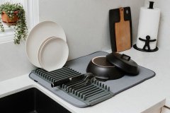 Коврик для сушки посуды udry тёмно-серый арт. 330720-149