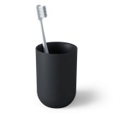 Органайзер-стакан для зубных щеток junip черный арт. 1008025-040
