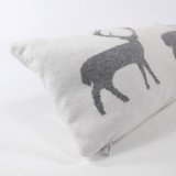 Подушка-валик с орнаментом deer, 20х80 см, арт. en_ny0056