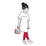 Органайзер детский toiletbag s circus red, арт. IO3063