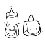 Органайзер детский toiletbag s circus red, арт. IO3063