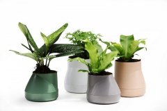 Горшок цветочный hill pot, маленький, серый, арт. QLX20001-GY