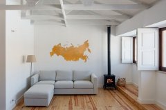 Карта-пазл wall decoration "Российская Федерация, 98х53 см коричневая, арт. 19-24