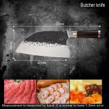 Кухонный нож-топорик (Сербский) для мяса Slicer L=205 мм