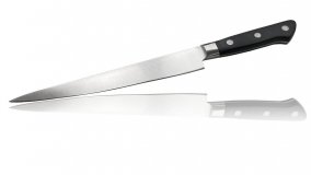 Кухонный нож для тонкой нарезки Fuji Cutlery Narihira, рукоять ABS пластик FC-91