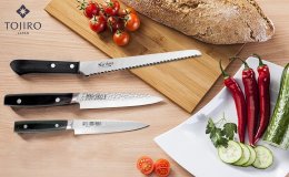 Кухонный нож для нарезки хлеба Fuji Cutlery Narihira, рукоять термопластик FC-351