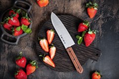 Универсальный кухонный нож сантоку Fuji Cutlery Tojuro, рукоять дерево TJ-50