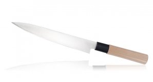 Кухонный нож для рыбы и мяса Tojiro, рукоять дерево F-1056