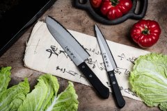 Набор из 2-х кухонных ножей Fuji Cutlery Tojuro (универсальный и сантоку) рукоять термопластик TJ-GIFTSET-A