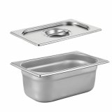 Гастроемкость с крышкой (1/4) H=100 мм L=265 мм B=162 мм, ProHotel