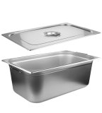 Гастроемкость с ручками, с крышкой (1/1) H=200 мм, L=530 мм, B=325 мм, ProHotel