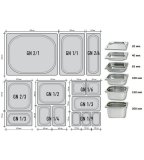 Гастроемкость (1/1) H=10 см L=53 см B=32,5 см ProHotel 4011932