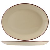 Блюдо овальное Ivory Claret 20.25 см Steelite 3020658