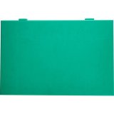 Доска разделочная с упором 60х40х2 см зеленая Paderno 4090288