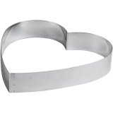 Форма для кондитерских изделий Сердце 22 см h=4 см Paderno 4140129